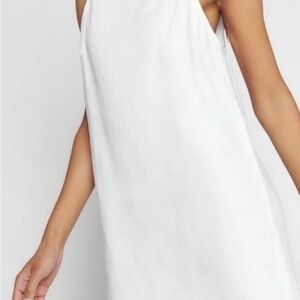 Reformation White Strappy Mini Dress
